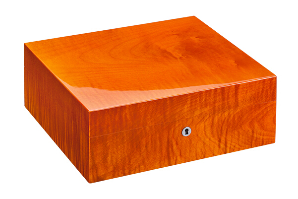 橙色虎斑鋼琴烤漆雪茄盒（80支）
