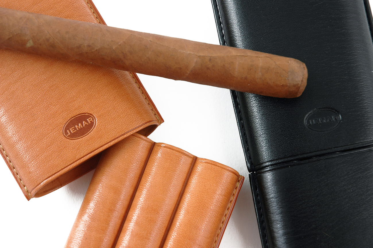 西(xī)班牙原裝進口3支裝雪茄皮套（Churchill雪茄）